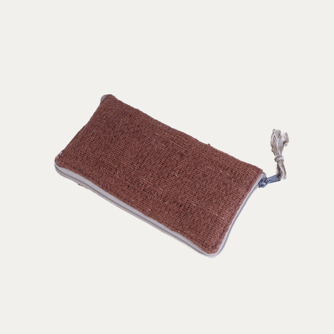 Maya Hemp Wallet - Brown