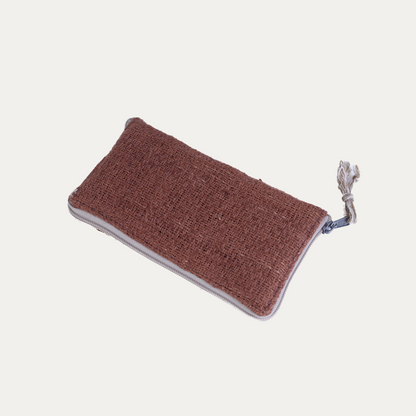 Maya Hemp Wallet - Brown