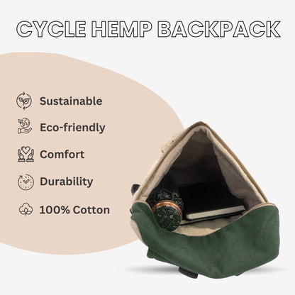 Trainer’s Hemp Backpack - Olive Green