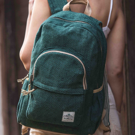 Classic Hemp Backpack - Green